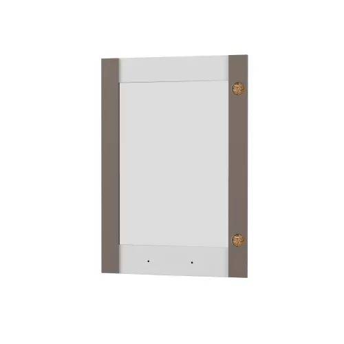 Άνω Πορτάκι-Τζάμι Αριστερό Charlotte Μόκα 50X71.8X1.6Cm