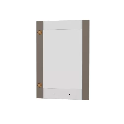 Άνω Πορτάκι-Τζάμι Δεξί Charlotte Μόκα 50X71.8X1.6Cm