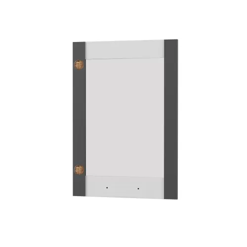 Άνω Πορτάκι-Τζάμι Δεξί Charlotte Γραφίτης 50X71.8X1.6Cm