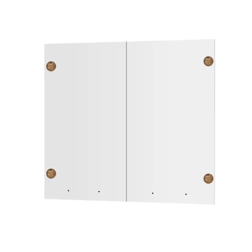 Άνω Πορτάκια Charlotte Λευκό 80X71.8X1.6Cm