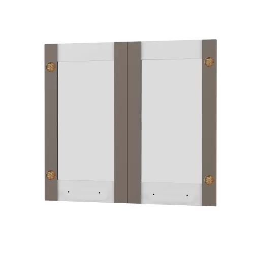 Άνω Πορτάκια-Τζάμι Charlotte Μόκα 80X71.8X1.6Cm