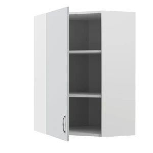 Modest Πάνω Ντουλάπι Γωνιακό Γκρι 60-60X30X92Cm