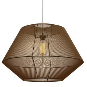 Κρεμαστό Μονόφωτο Φωτιστικό Καφέ 804 Ε27 Φ60X120Cm