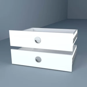 Συρταριέρα Ντουλάπας Λευκό 60X60Cm