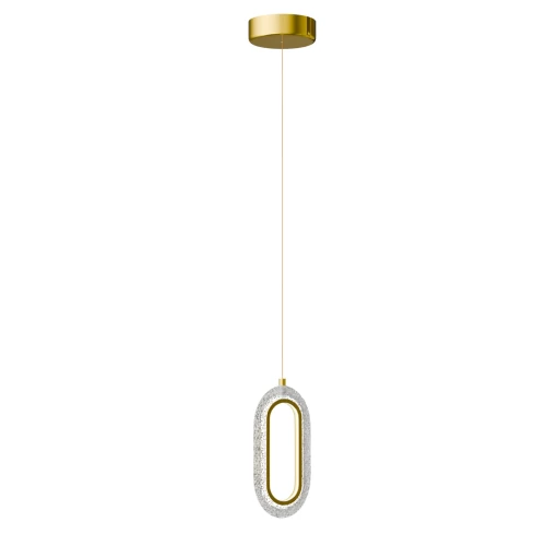 Φωτιστικό Κρεμαστό Led 12W 4000K Χρυσό 12X4X120Cm