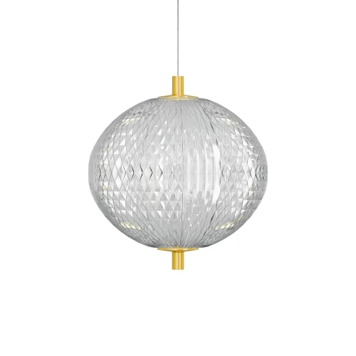 Φωτιστικό Κρεμαστό Led 15W 4000K Χρυσό 15X15X120Cm