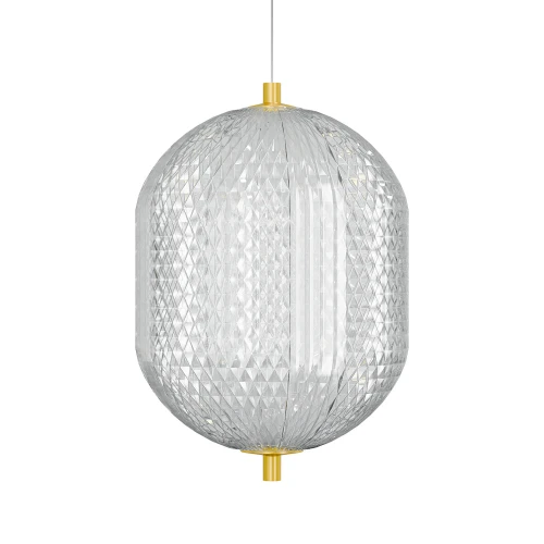 Φωτιστικό Κρεμαστό Led 18W 4000K Χρυσό 20X15X120Cm