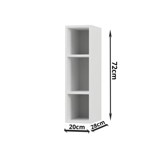 Modest Πάνω Ντουλάπι Λευκό 20X28X72Cm Modest Πάνω Ντουλάπι Λευκό 20X28X72Cm