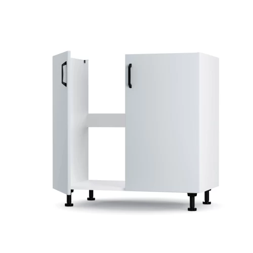 Modest Κάτω Ντουλάπι Νεροχύτη Γκρι 80X48X82Cm Modest Κάτω Ντουλάπι Νεροχύτη Γκρι 80X48X82Cm