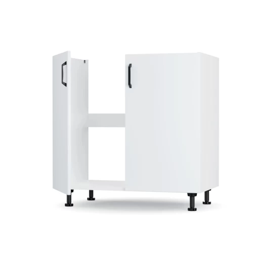 Modest Κάτω Ντουλάπι Νεροχύτη Λευκό 80X48X82Cm Modest Κάτω Ντουλάπι Νεροχύτη Λευκό 80X48X82Cm