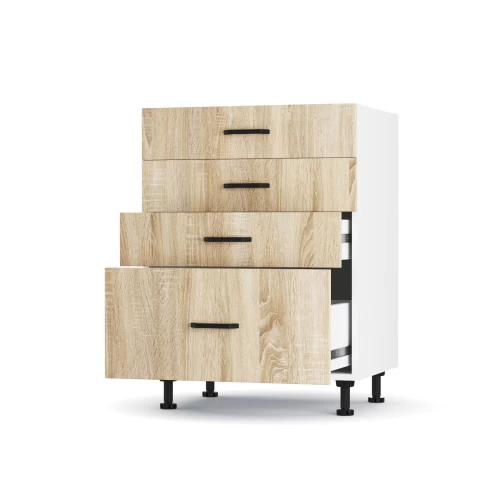 Modest Κάτω Ντουλάπι Συρταριέρα Σονόμα 60X48X82Cm Modest Κάτω Ντουλάπι Συρταριέρα Σονόμα 60X48X82Cm