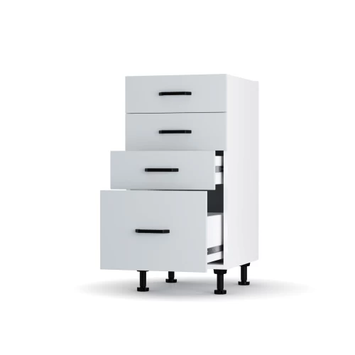 Modest Κάτω Ντουλάπι Συρταριέρα Γκρι 40X48X82Εκ Modest Κάτω Ντουλάπι Συρταριέρα Γκρι 40X48X82Εκ