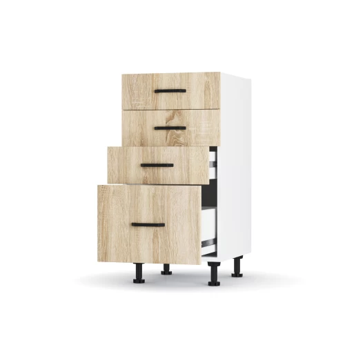 Modest Κάτω Ντουλάπι Συρταριέρα Σονόμα 40X48X82Cm. Modest Κάτω Ντουλάπι Συρταριέρα Σονόμα 40X48X82Cm.