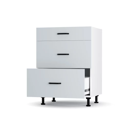 Modest Κάτω Ντουλάπι Συρταριέρα Γκρι  60X48X82Εκ Modest Κάτω Ντουλάπι Συρταριέρα Γκρι  60X48X82Εκ