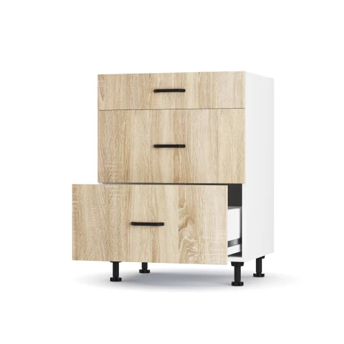 Modest Κάτω Ντουλάπι Συρταριέρα Σονόμα 60X48X82 Εκ Modest Κάτω Ντουλάπι Συρταριέρα Σονόμα 60X48X82 Εκ