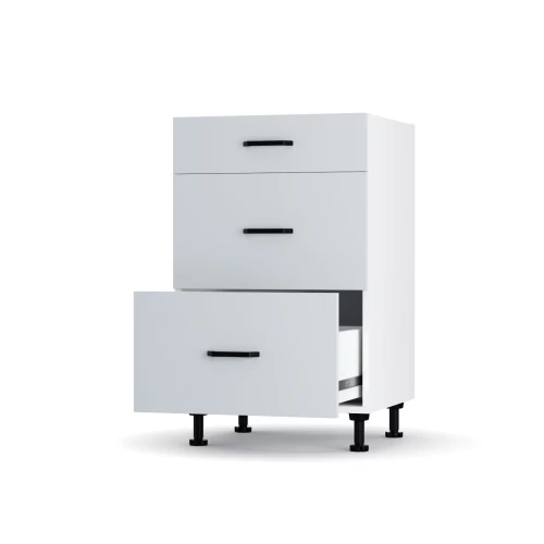 Modest Κάτω Ντουλάπι Συρταριέρα Γκρι 50X48X82Cm Modest Κάτω Ντουλάπι Συρταριέρα Γκρι 50X48X82Cm