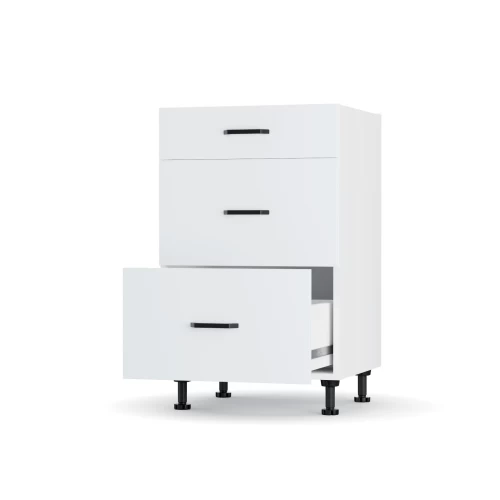 Modest Κάτω Ντουλάπι Συρταριέρα Λευκή 50X48X82Cm Modest Κάτω Ντουλάπι Συρταριέρα Λευκή 50X48X82Cm