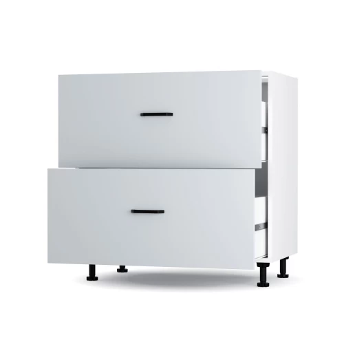 Modest Κάτω Ντουλάπι Συρταριέρα Γκρι 80X48X82Cm Modest Κάτω Ντουλάπι Συρταριέρα Γκρι 80X48X82Cm