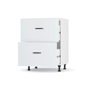 Modest Κάτω Ντουλάπι Συρταριέρα Λευκό 60X48X82 Εκ