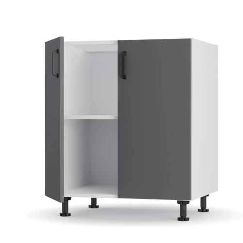 Modest Κάτω Ντουλάπι Ανθρακί 70X48X82Cm Modest Κάτω Ντουλάπι Ανθρακί 70X48X82Cm