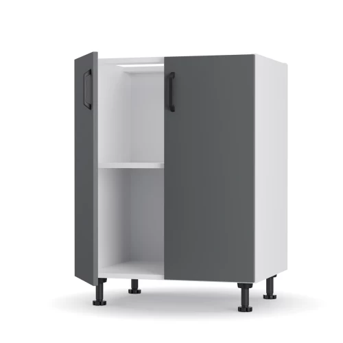 Modest Κάτω Ντουλάπι Ανθρακί 60X48X82Cm Modest Κάτω Ντουλάπι Ανθρακί 60X48X82Cm