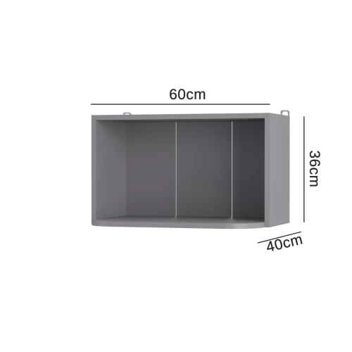 Craft Πάνω Ντουλάπι Γραφίτης 60X40X36Εκ Craft Πάνω Ντουλάπι Γραφίτης 60X40X36Εκ