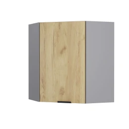 Craft Πάνω Ντουλάπι Γωνιακό Χρυσό Δρυς 60-60X30X72Cm
