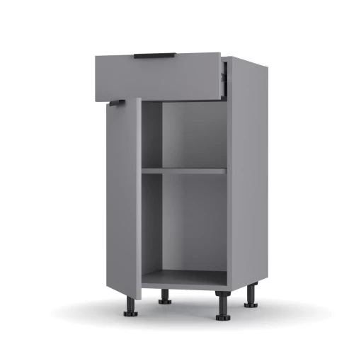 Craft Κάτω Ντουλάπι Με Συρτάρι Γραφίτης 40X48X82Cm Craft Κάτω Ντουλάπι Με Συρτάρι Γραφίτης 40X48X82Cm