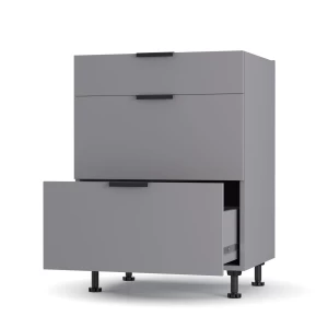 Craft Κάτω Ντουλάπι Συρταριέρα Γραφίτης 60X48X82Cm Craft Κάτω Ντουλάπι Συρταριέρα Γραφίτης 60X48X82Cm