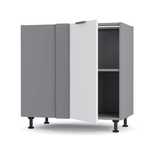 Craft Κάτω Γωνιακό Ντουλάπι Λευκό 80X48X82Cm Craft Κάτω Γωνιακό Ντουλάπι Λευκό 80X48X82Cm