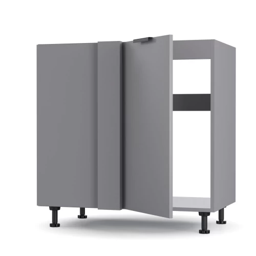 Craft Κάτω Γωνιακό Ντουλάπι Γραφίτη 80X48X82Cm Craft Κάτω Γωνιακό Ντουλάπι Γραφίτη 80X48X82Cm