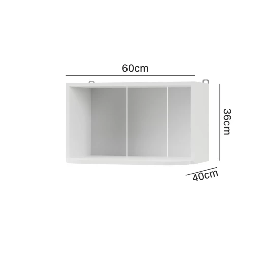 Modest Πάνω Ντουλάπι Λευκό 60X40X36Εκ Modest Πάνω Ντουλάπι Λευκό 60X40X36Εκ