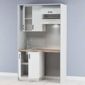Πολυκουζινάκι Σετ 11Τεμαχίων Λευκό 123.2X61.8X209.6Cm
