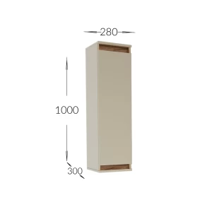 Σύνθεση Τηλεόρασης Lilu Μπεζ-Σκούρο Δρυς 175X37X131Cm