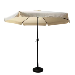 Ομπρέλα Κήπου GRENADINE Μπεζ/Μαύρο Αλουμίνιο/Ύφασμα Φ3x2.45m