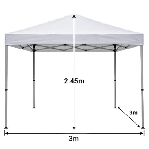 Κιόσκι OAHU Μπεζ Polyester/Μέταλλο 3x3x2.45m