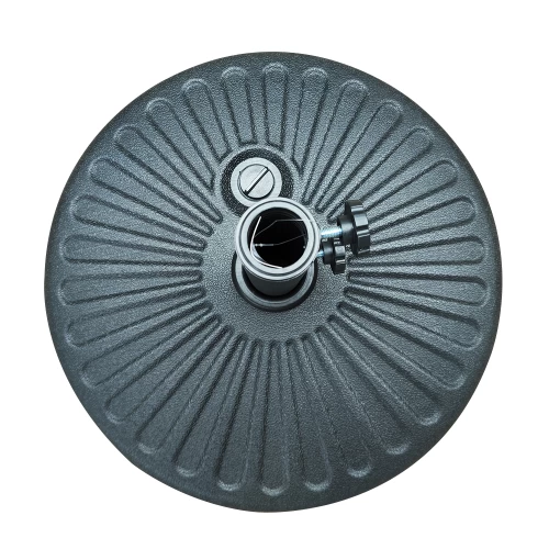 Βάση Ομπρέλας HAINAN 2.1kg Μαύρο Πλαστικό 51x12x51cm