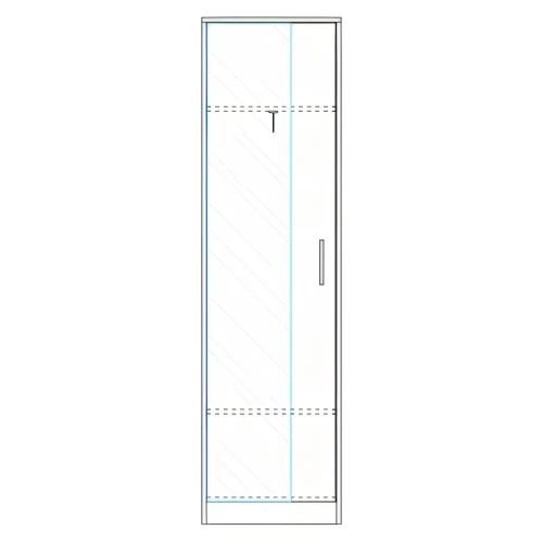Ντουλάπα KINE Φυσικό Μοριοσανίδα 60x40x180cm