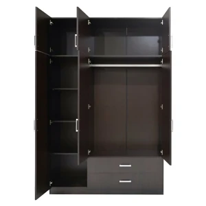 Ντουλάπα BENGTA Μαύρο Μοριοσανίδα 150x60x240cm