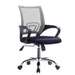 Καρέκλα Γραφείου ΑΛΚΥΟΝΗ Μαύρο/Γκρι 57x57x86-96cm