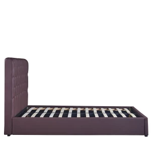 Κρεβάτι ARABIS Καφέ PU 220x160.5x120cm (Στρώμα 150x200cm)