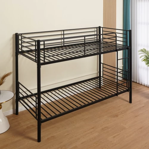 Κουκέτα NICKY Μαύρο Μέταλλο 210x97.5x151cm (Στρώματα 90x200cm)