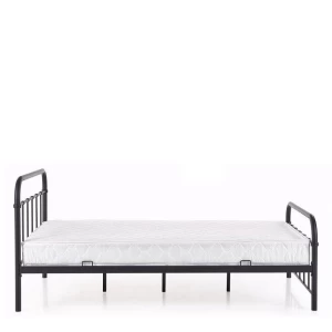 Κρεβάτι LIBERTY Μεταλλικό Sandy Black 209x124x93cm (Στρώμα 120x200cm)