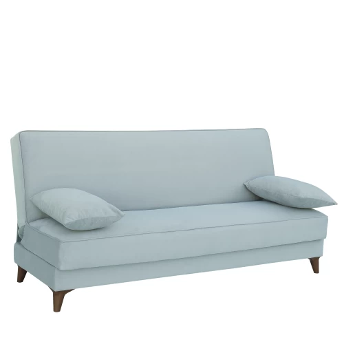 Καναπές Κρεβάτι Τριθέσιος LEO Ανοιχτό Γκρι 190x84x86cm