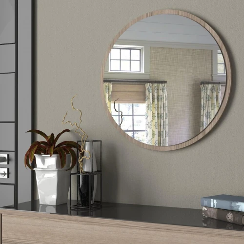 Καθρέπτης Τοίχου MAKUR Cordoba Μοριοσανίδα/Γυαλί 60x60cm