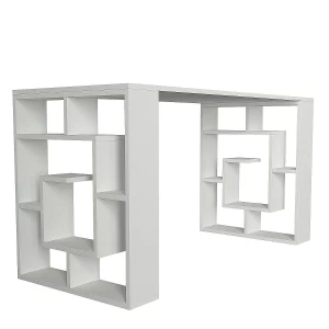 Γραφείο LINE Λευκό Μοριοσανίδα/Μελαμίνη 140x60x74cm