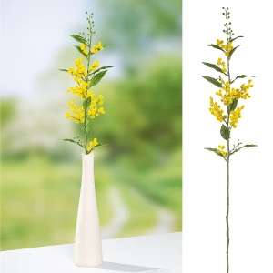 Κλαδί Μιμόζα Τεχνητό Κίτρινο 10x70cm