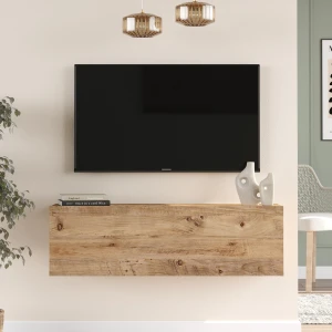 Έπιπλο Τηλεόρασης INVERIE Πεύκο Μοριοσανίδα 100x31.6x29.6cm
