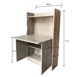Γραφείο Πτυσσόμενο INDUS Φυσικό MDF/PU 80x30x131.5cm
