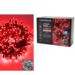180 LED Εσωτ. &amp; Εξωτ. Χώρου Με 8 Προγράμματα Και Μετασχηματιστή Κόκκινο Φως Πράσινο Καλώδιο Μη Επεκτεινόμενο IP44 31V 9.